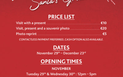 Santa Opening Times and Price List